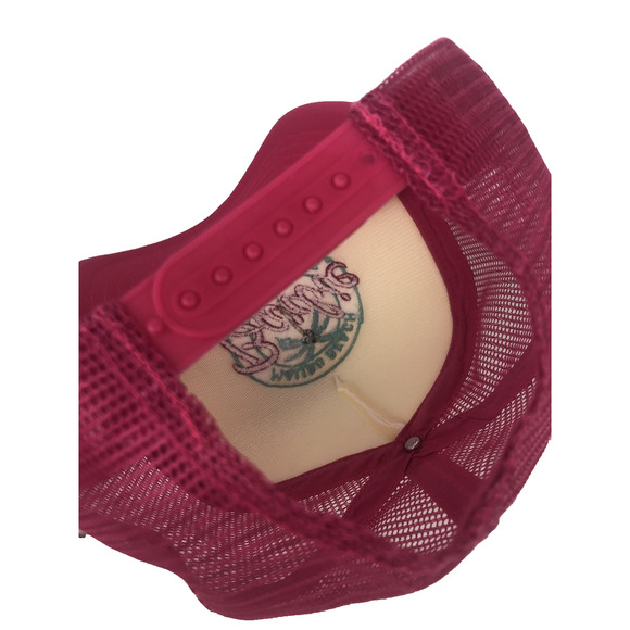 Barbie Snapback Truckers Hat Malibu Beach Los Angeles Pink Mesh Baseball Cap - Picture 9 of 9